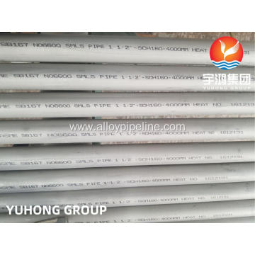 ASME SB167 Alloy600 N06600 Seamless Pipe